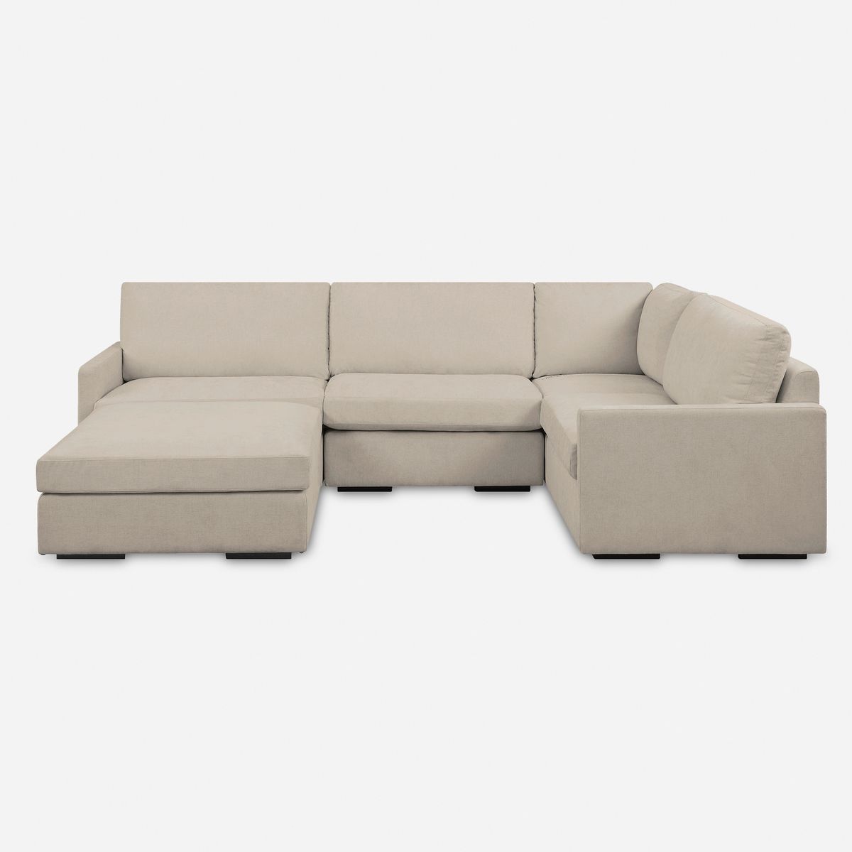 Refuge Sofa, Ottoman, Sand