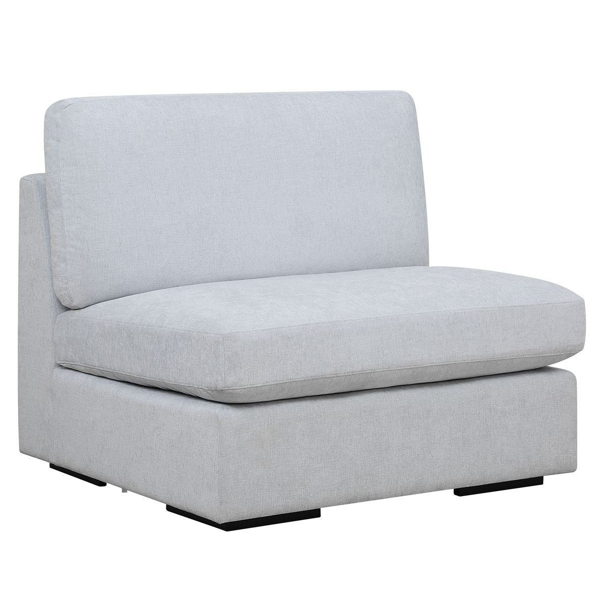 Refuge Sofa, Armless, Cloud Blue