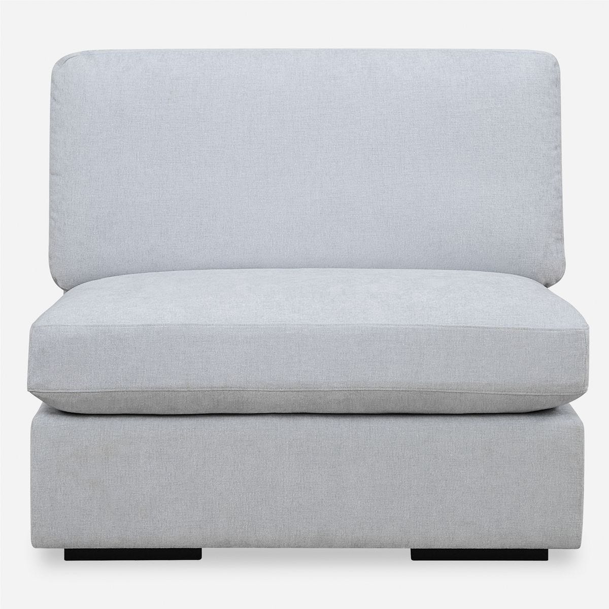 Refuge Sofa, Armless, Cloud Blue