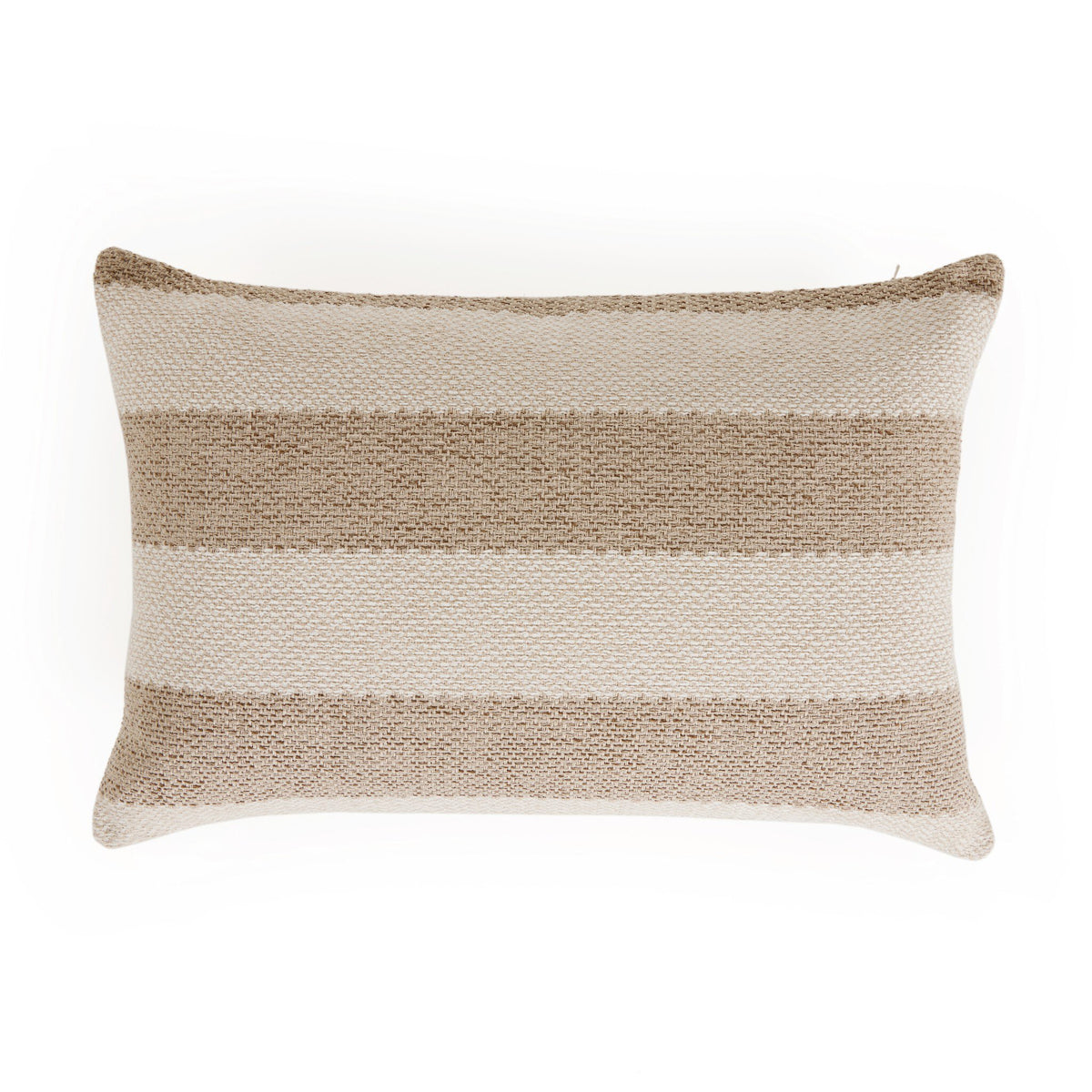 a pillow with stripes on it