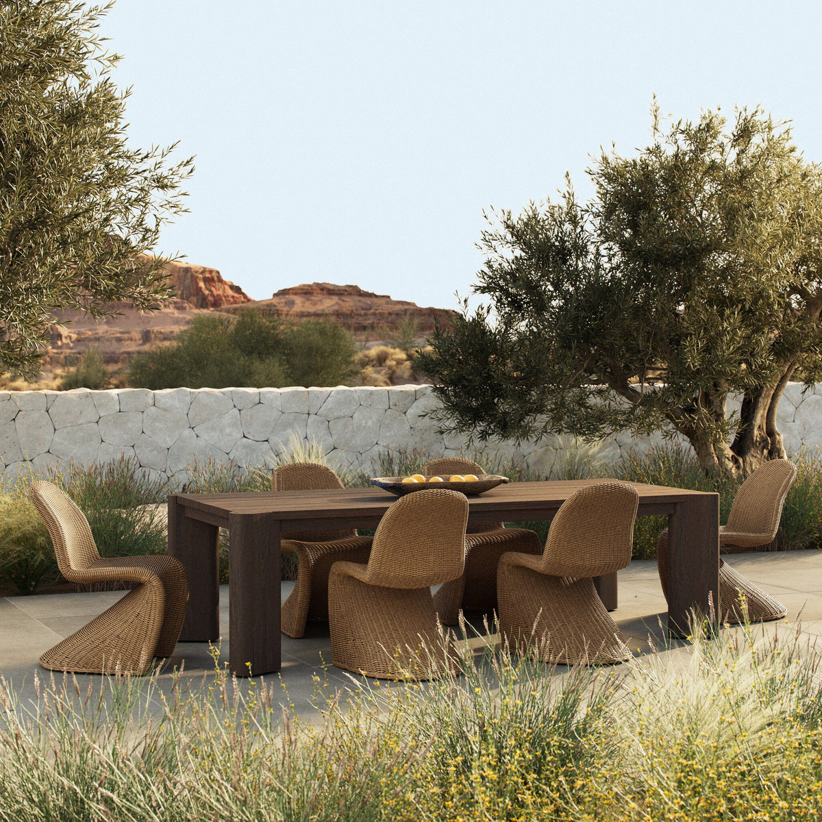 Soho Outdoor Dining Table-106"