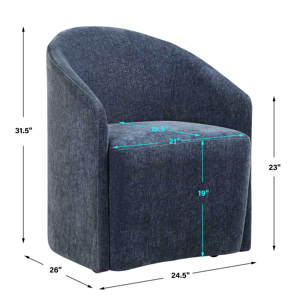 Harbor Dining Chair, Blue