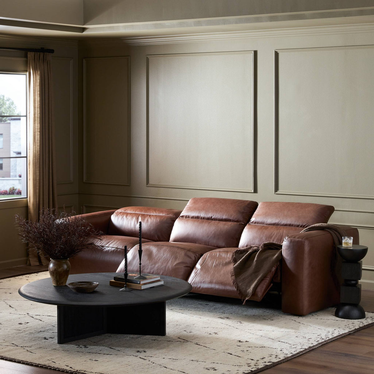 Radley Power Recliner 3pc Sectional-121"