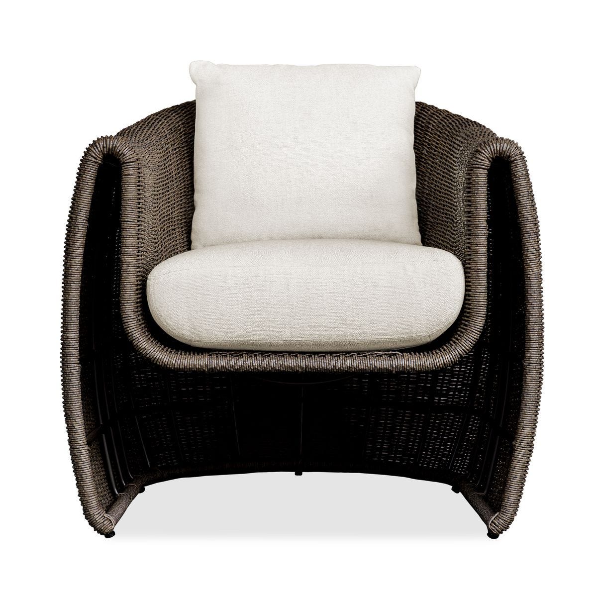 Tropic Outdoor Lounge Chair, Mocha