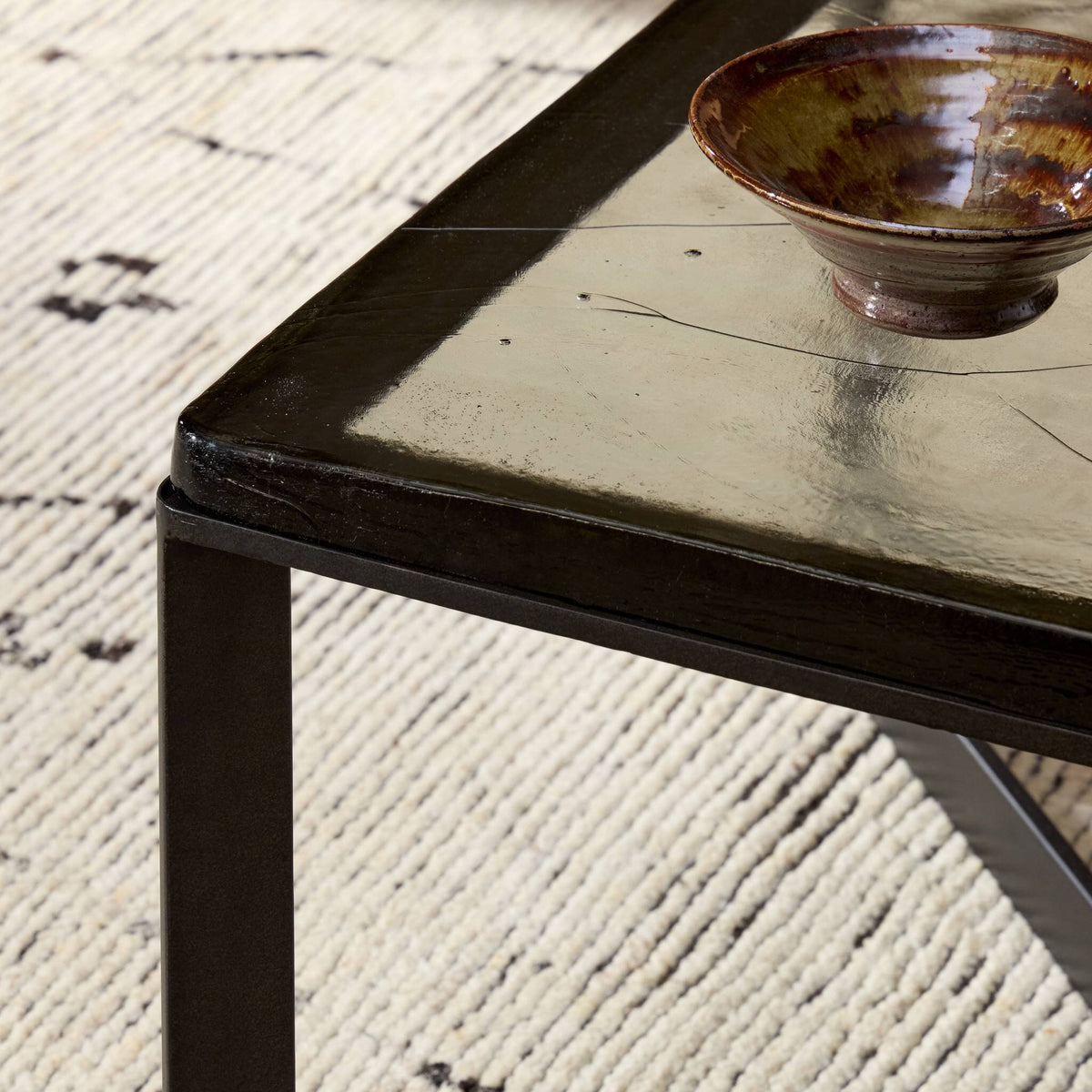 Lennie Cast Glass Bunching Table