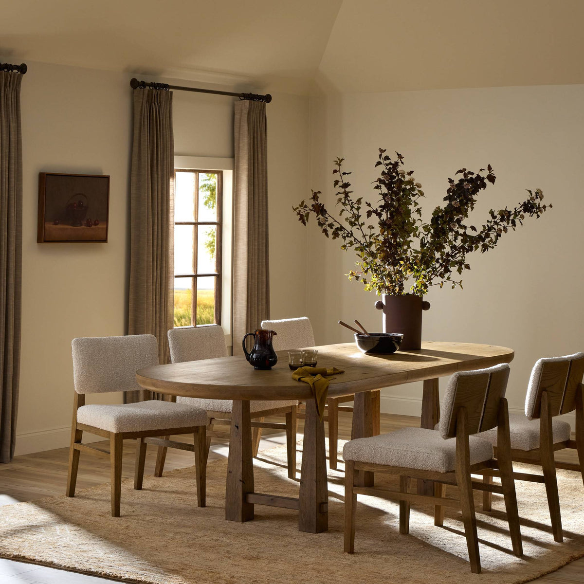 Godric Oval Extension Dining Table