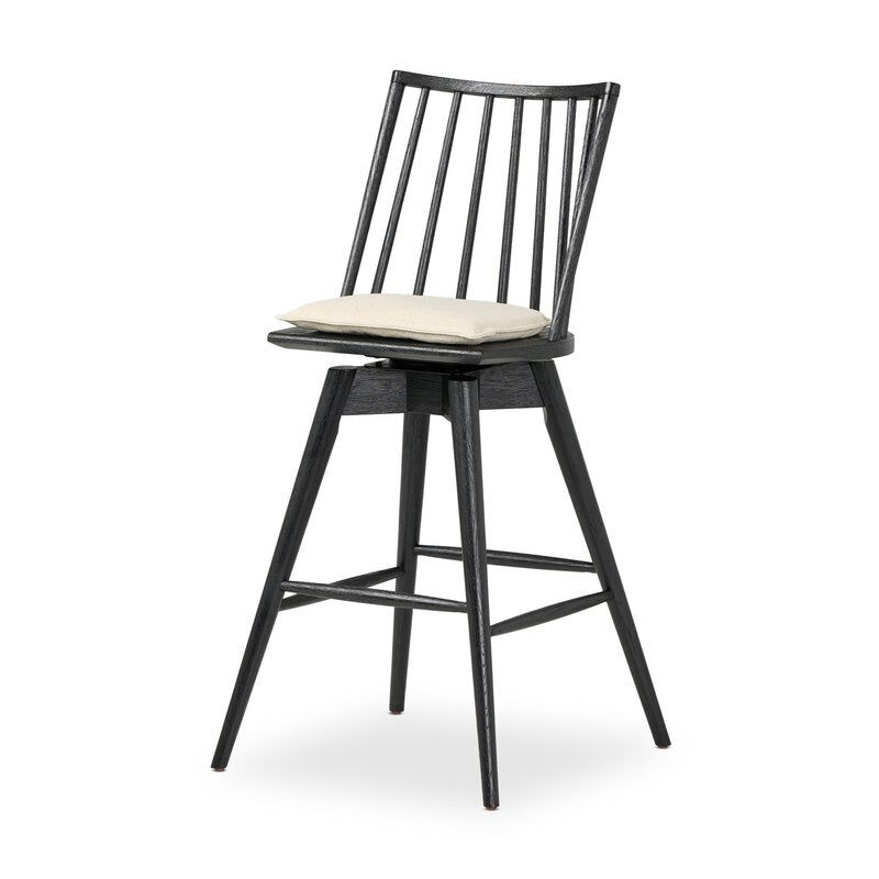Lewis Swivel Stool With Cushion