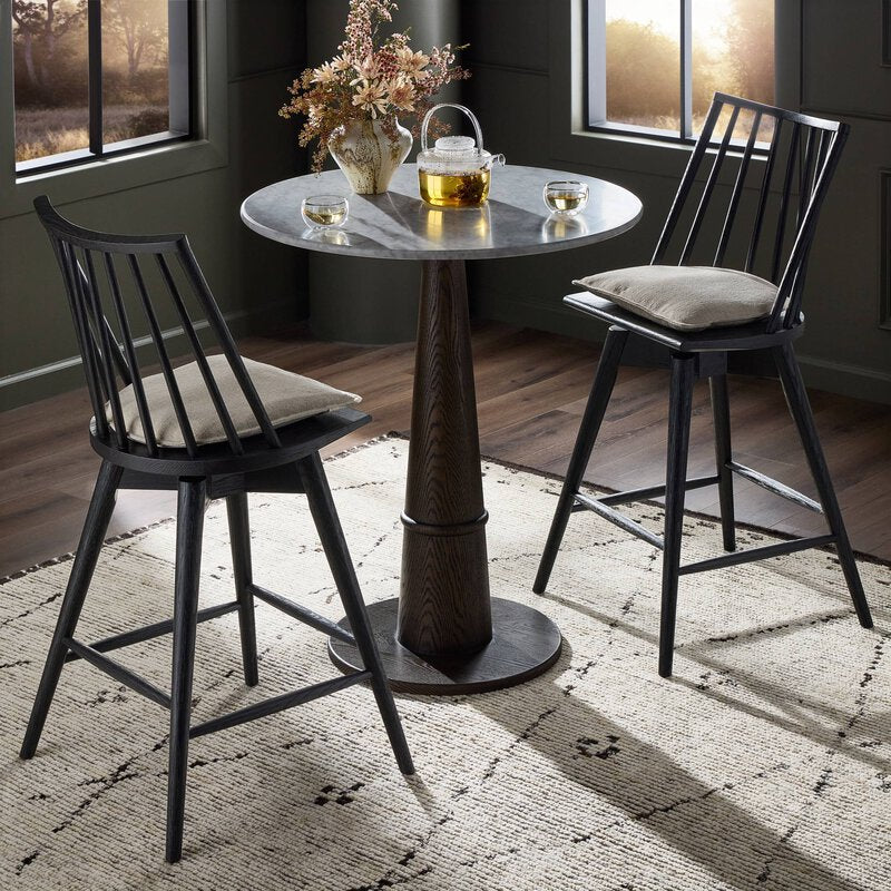 Lewis Swivel Stool With Cushion