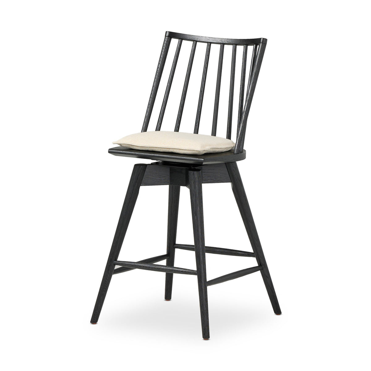 Lewis Swivel Stool With Cushion