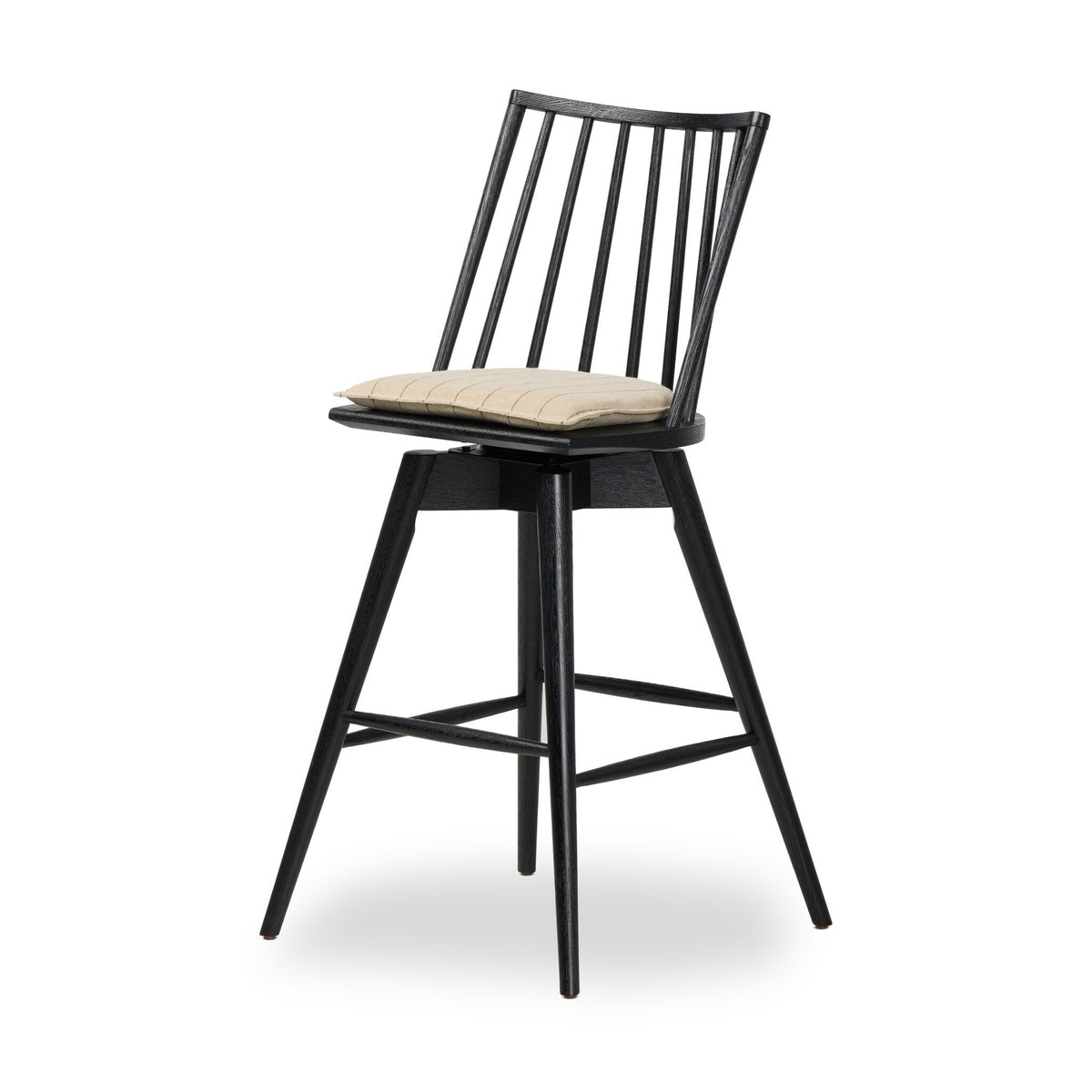 Lewis Swivel Stool With Cushion