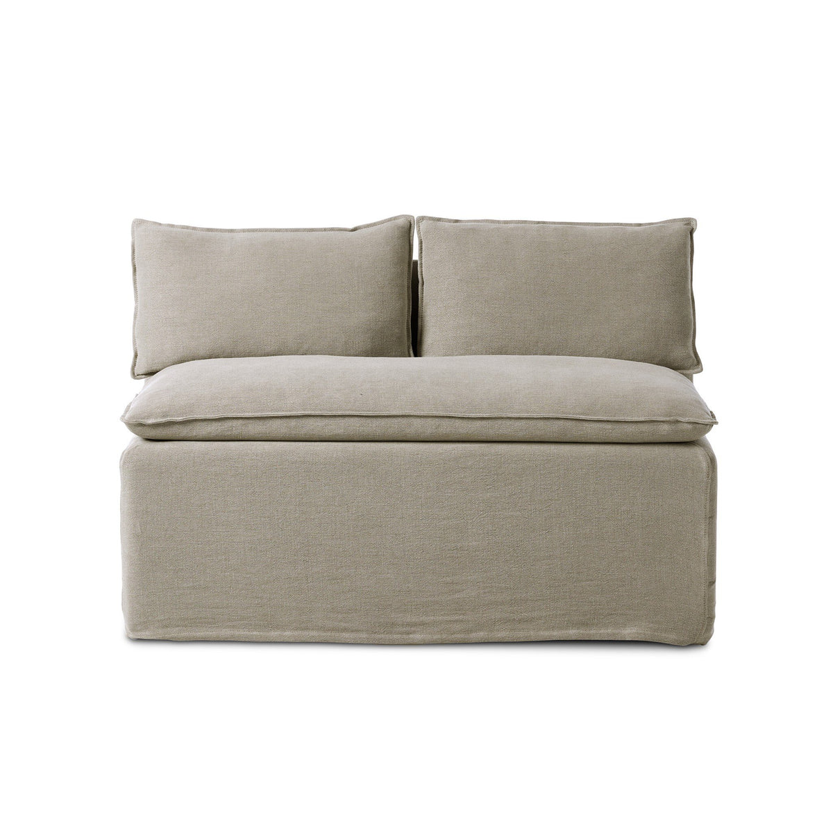 Andre Slipcover Dining Bench 50"