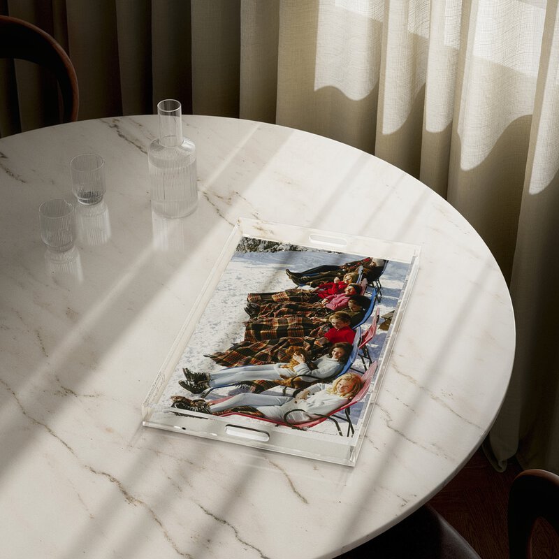 Apres Ski  Tray By Slim Aarons
