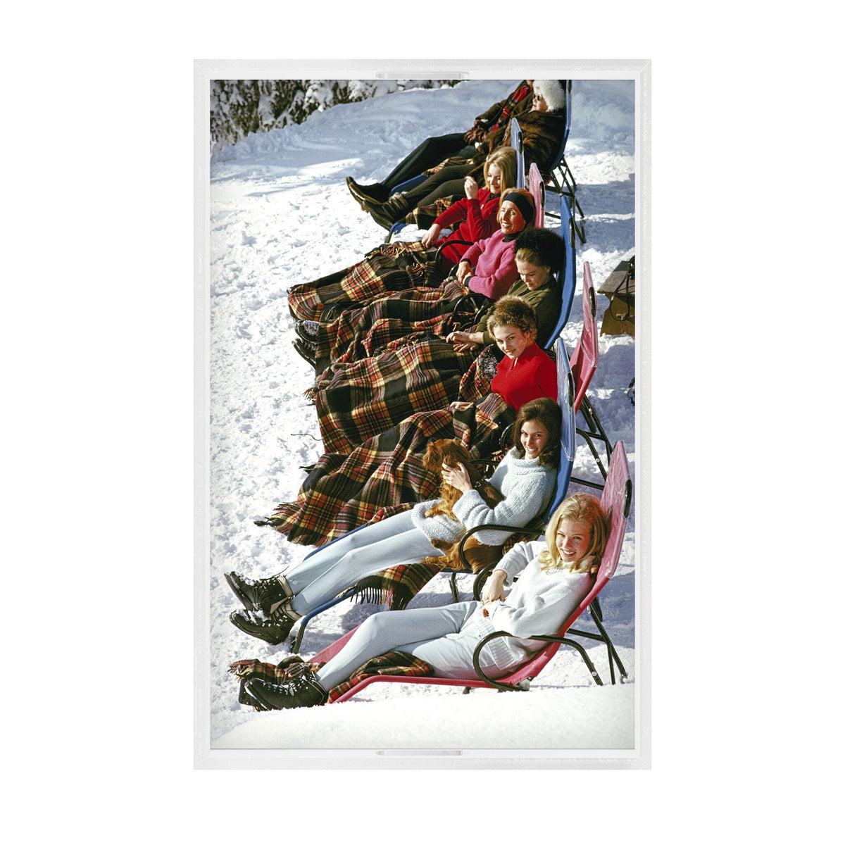 Apres Ski  Tray By Slim Aarons