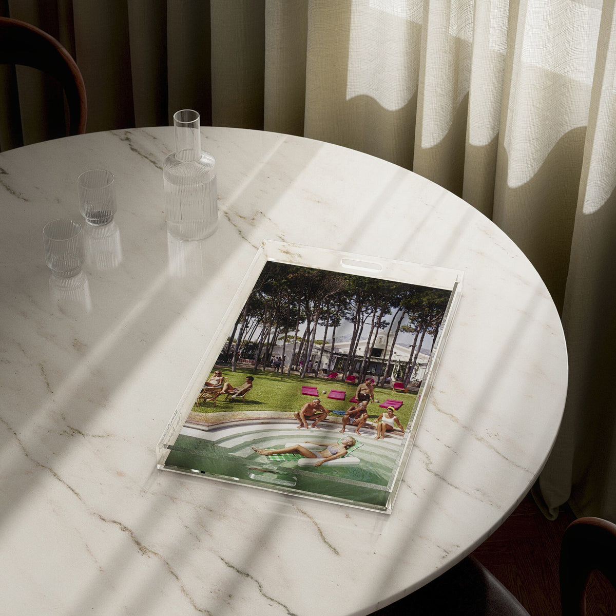 Marbella House Party Tray By Slim Aarons