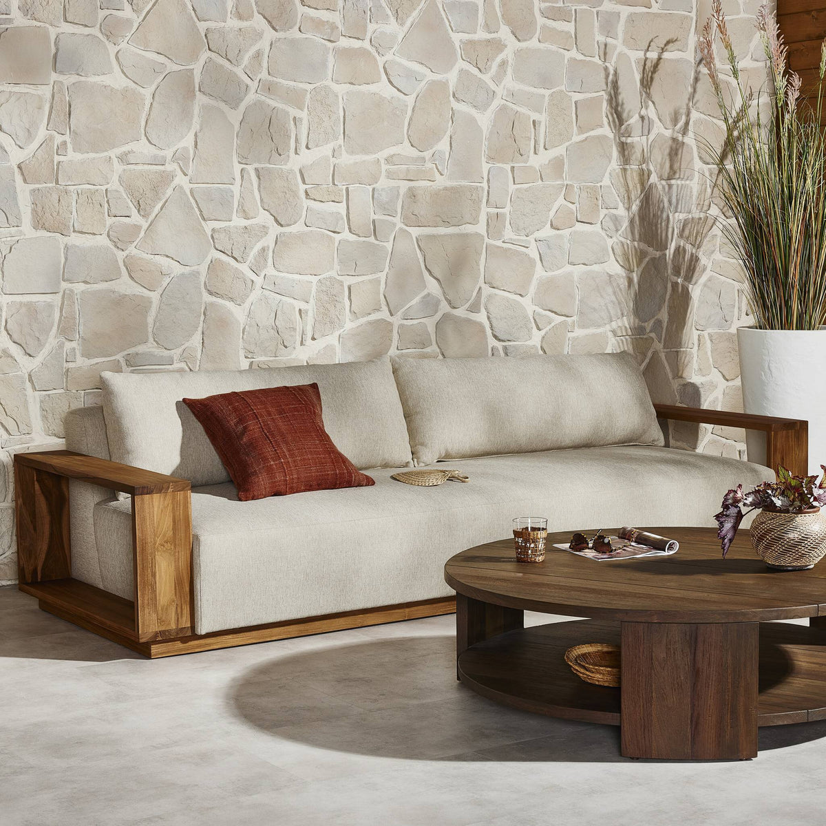 Branford Outdoor Sofa-106"