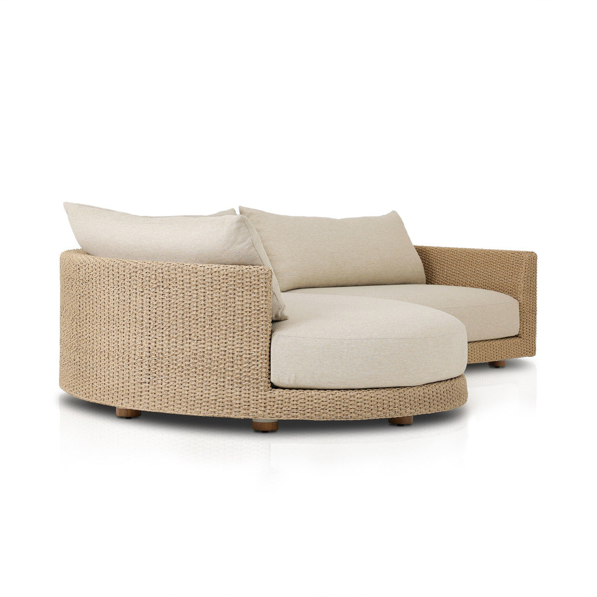 Sylvan Outdoor 2pc Sectional-Laf Chaise