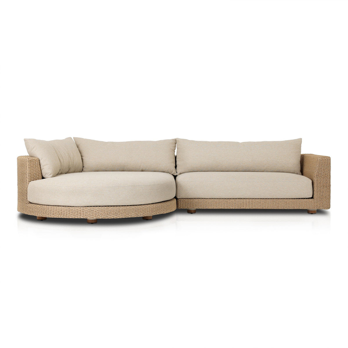Sylvan Outdoor 2pc Sectional-Laf Chaise