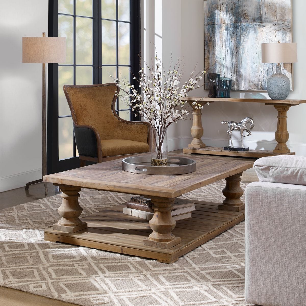 Stratford Coffee Table, Natural