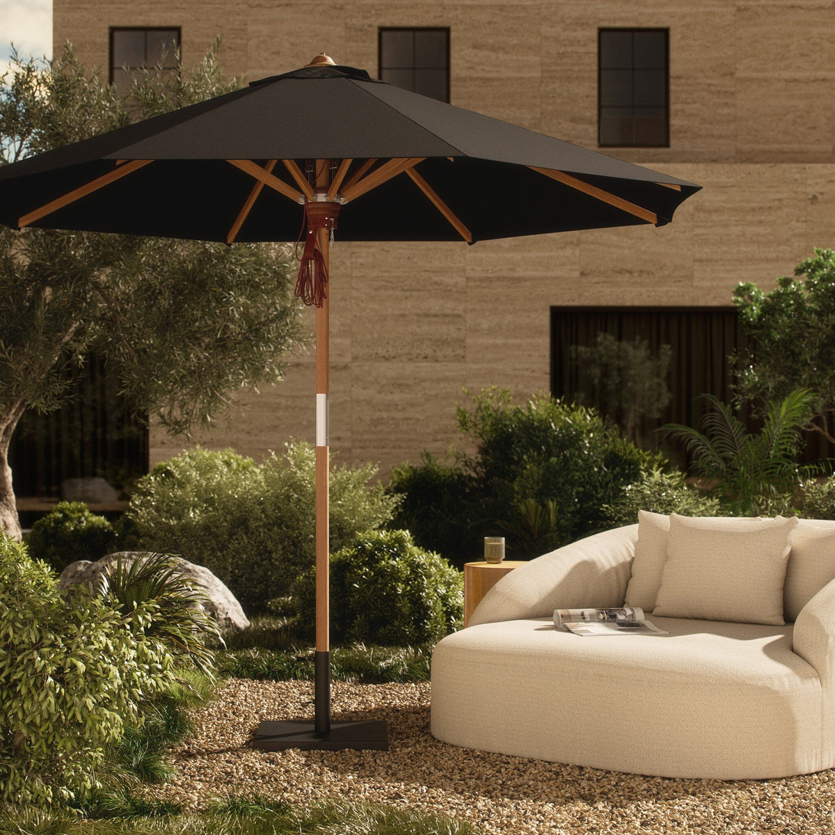 Baska Outdoor Round Umbrella-9.8'