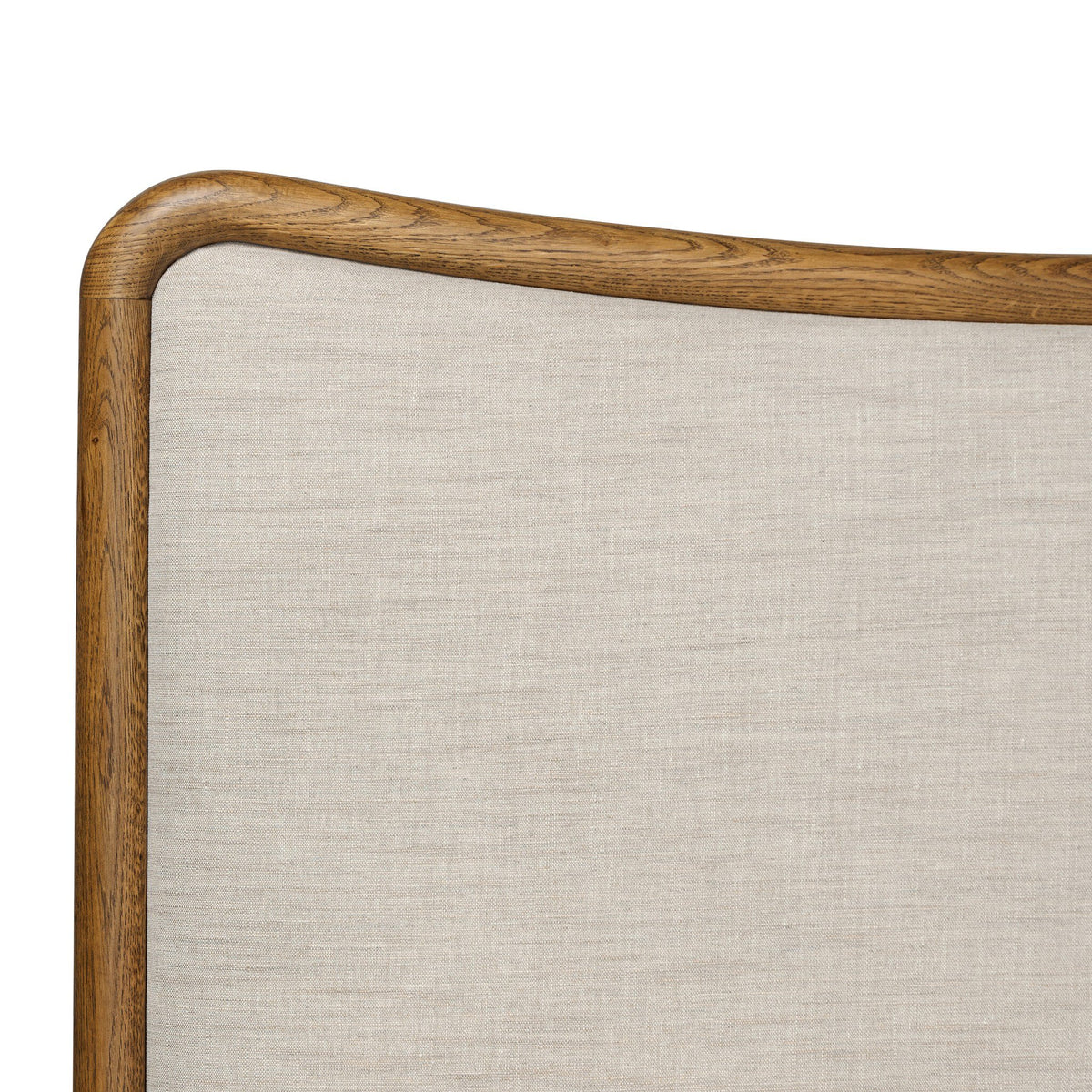 a close up of a fabric headboard