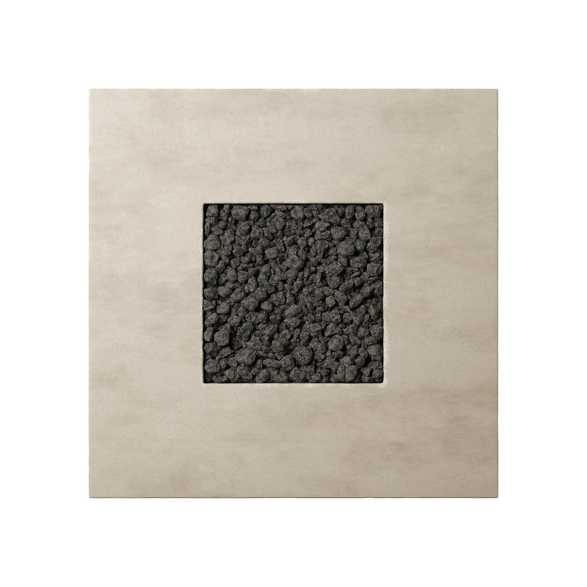 a square white square with a black square in the middle
