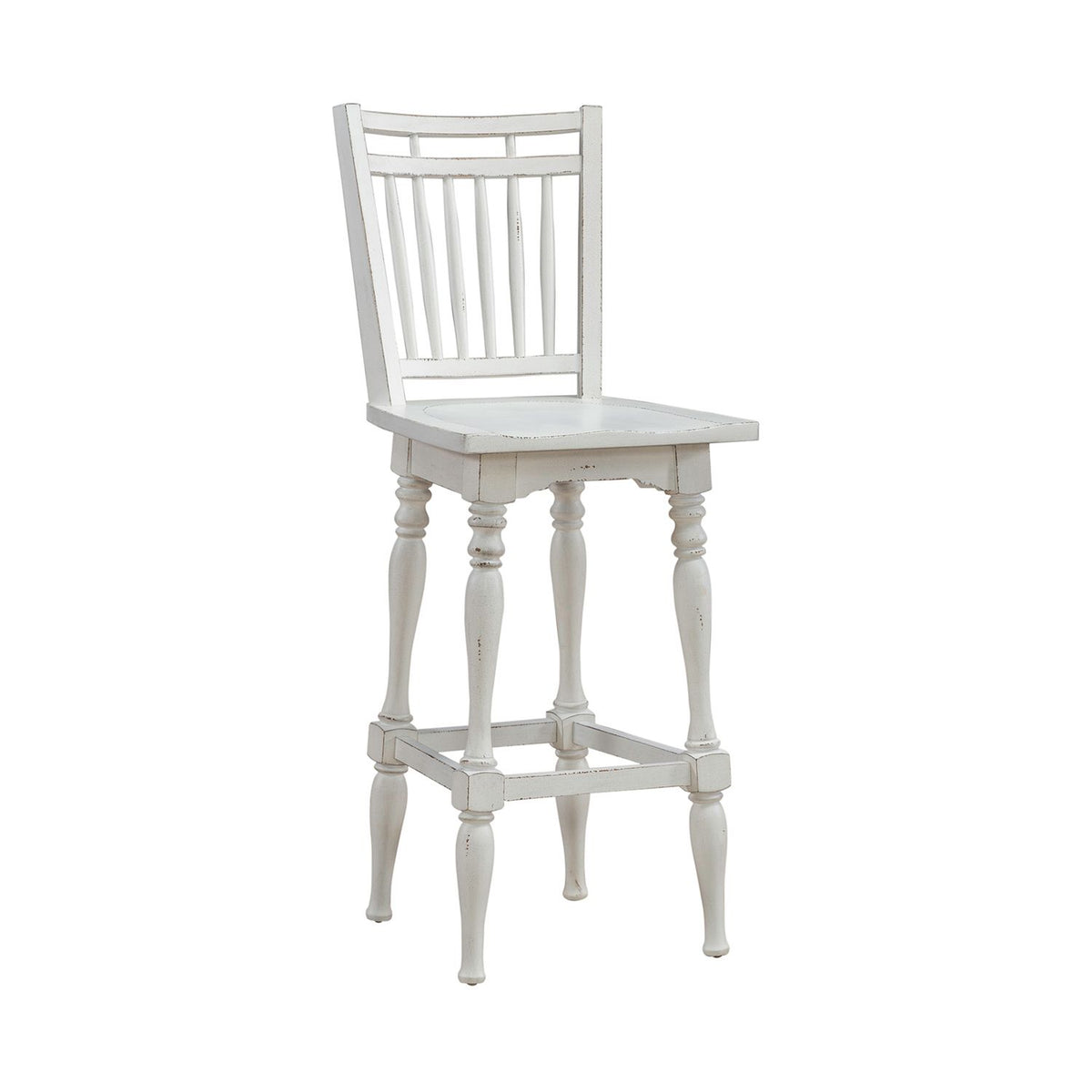 244-B400330 - Spindle Back Swivel Bar Stool - Liberty Furniture