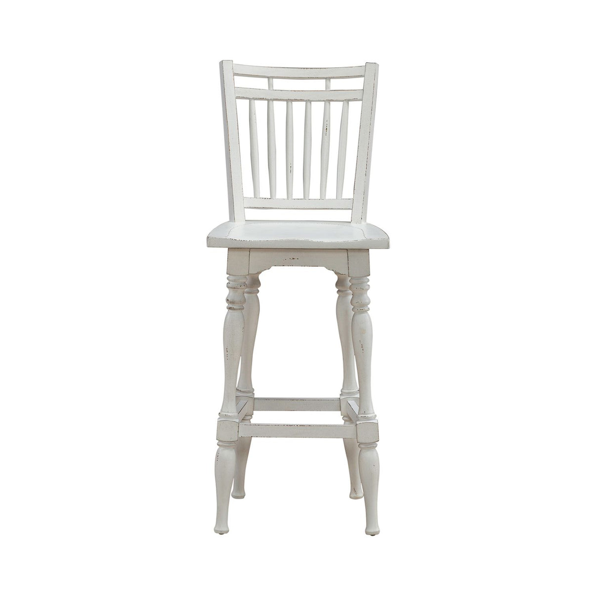 244-B400330 - Spindle Back Swivel Bar Stool - Liberty Furniture
