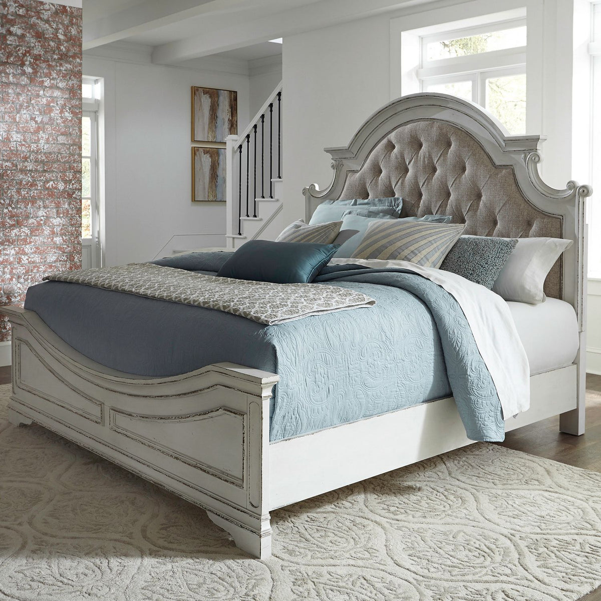 244-BR-KUB - King Upholstered Bed - Liberty Furniture