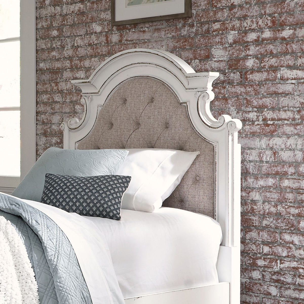 244-BR11HU - Twin Uph Panel Headboard - Liberty Furniture