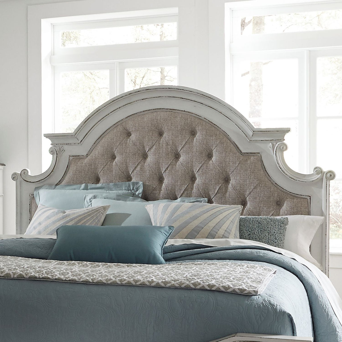 244-BR13HU - Queen Uph Panel Headboard - Liberty Furniture