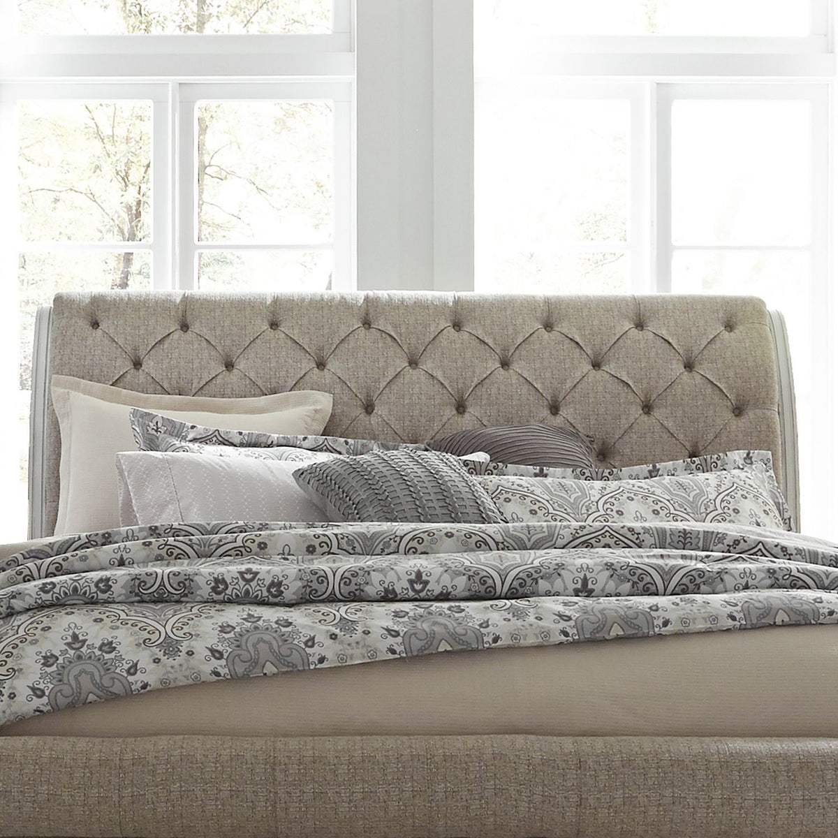 244-BR21HU - Queen Uph Sleigh Headboard - Liberty Furniture