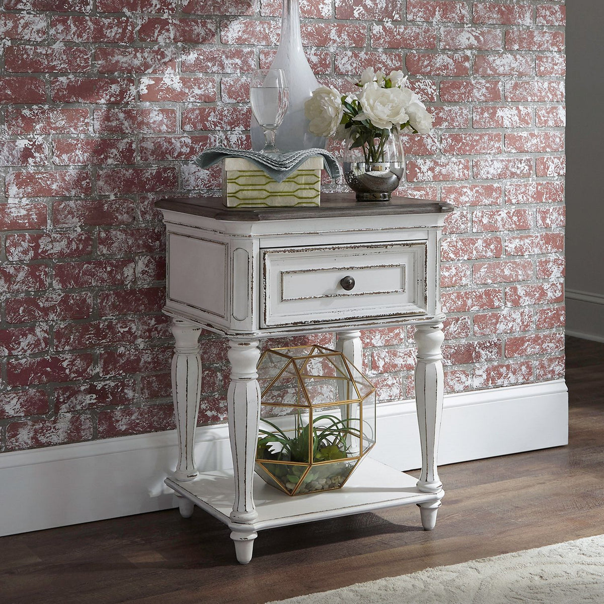 244-BR63 - Leg Night Stand - Liberty Furniture