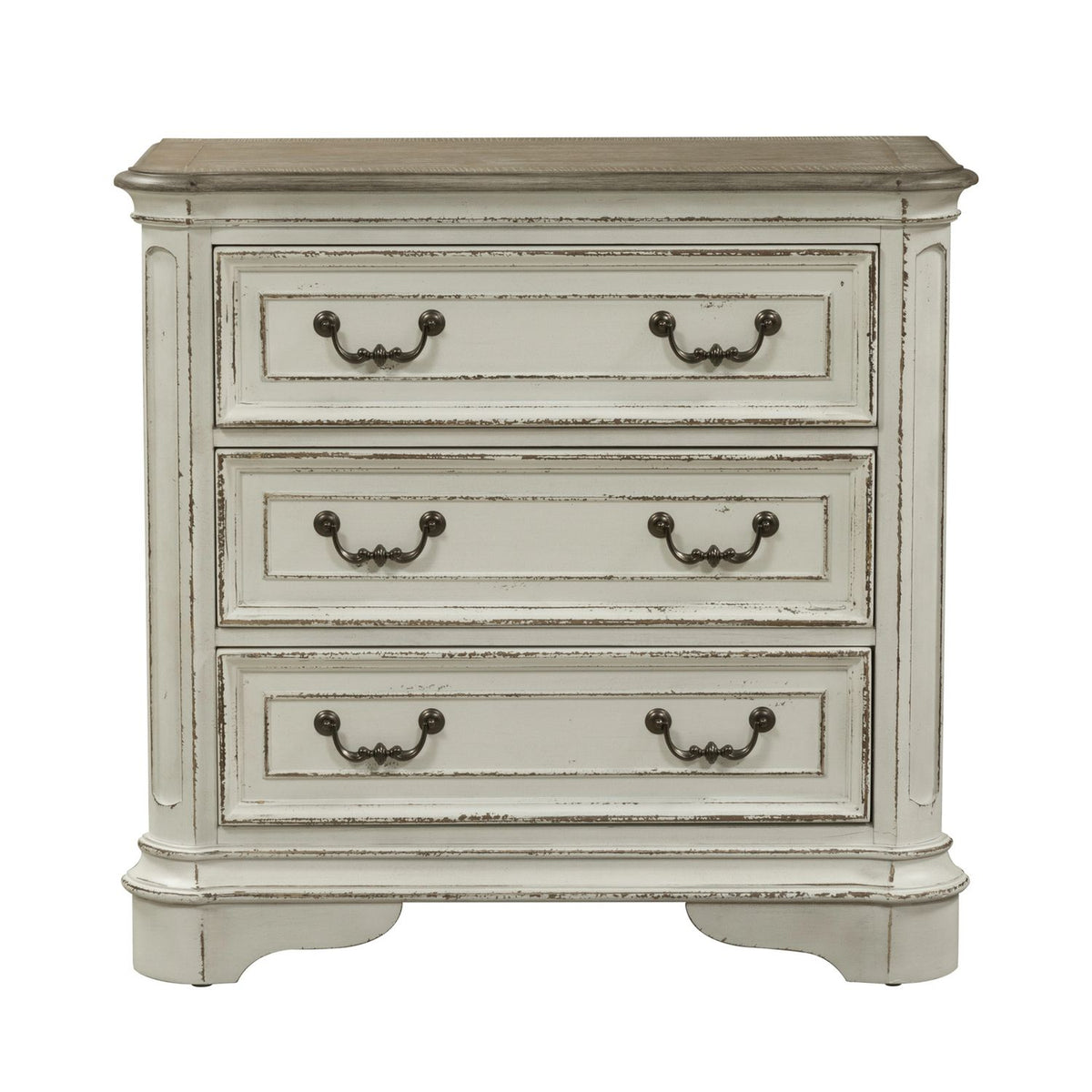244-BR64 - 3 Drawer Bedside Chest w/ Charging Station - Liberty Furniture