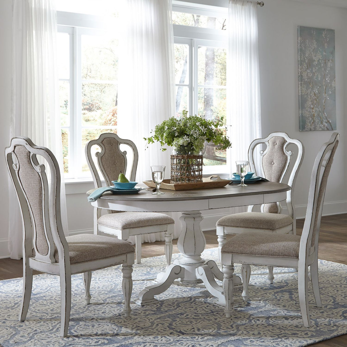 244-C2501S - Splat Back Uph Side Chair (RTA) - Liberty Furniture
