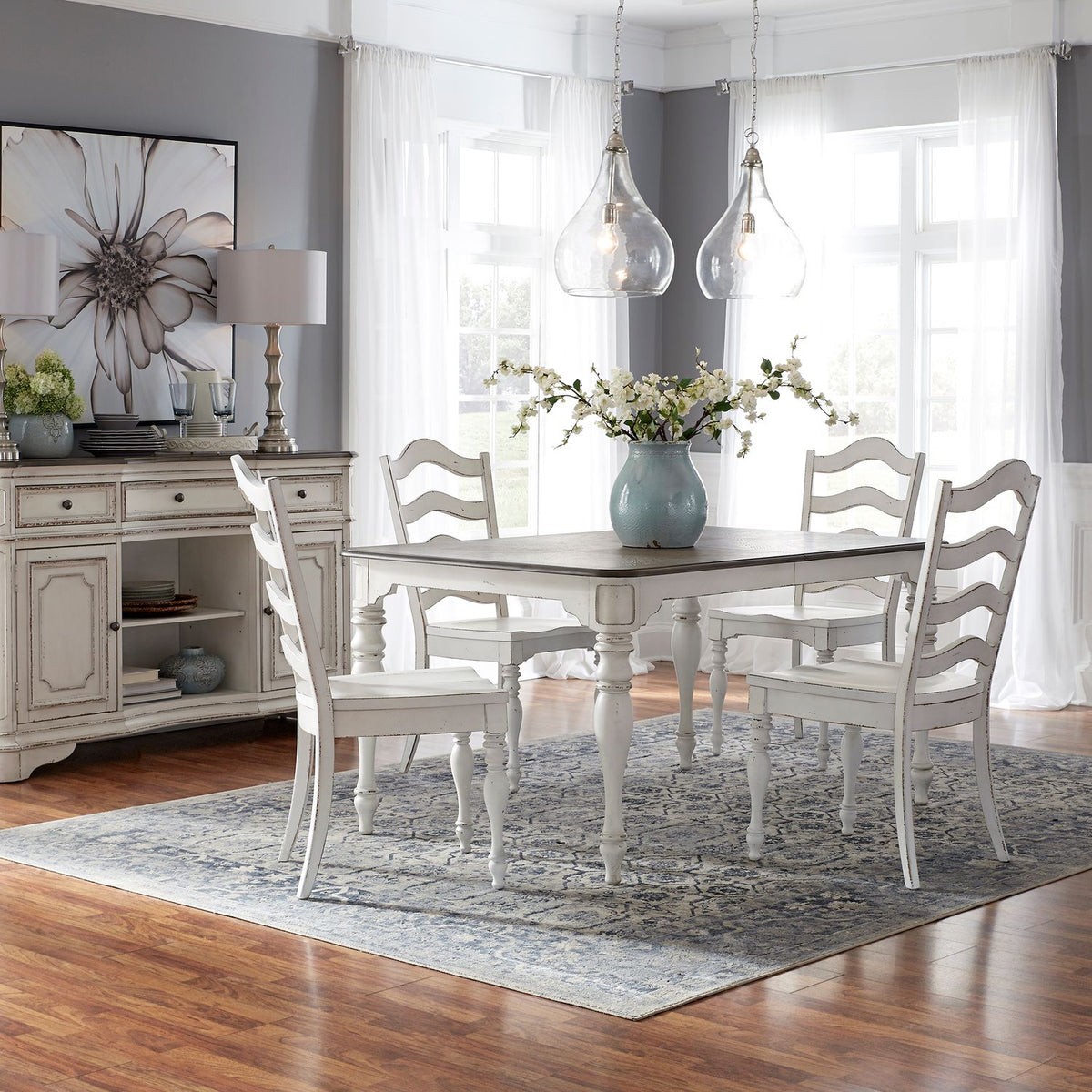 244-CD-5LTS - 5 Piece Leg Table Set - Liberty Furniture
