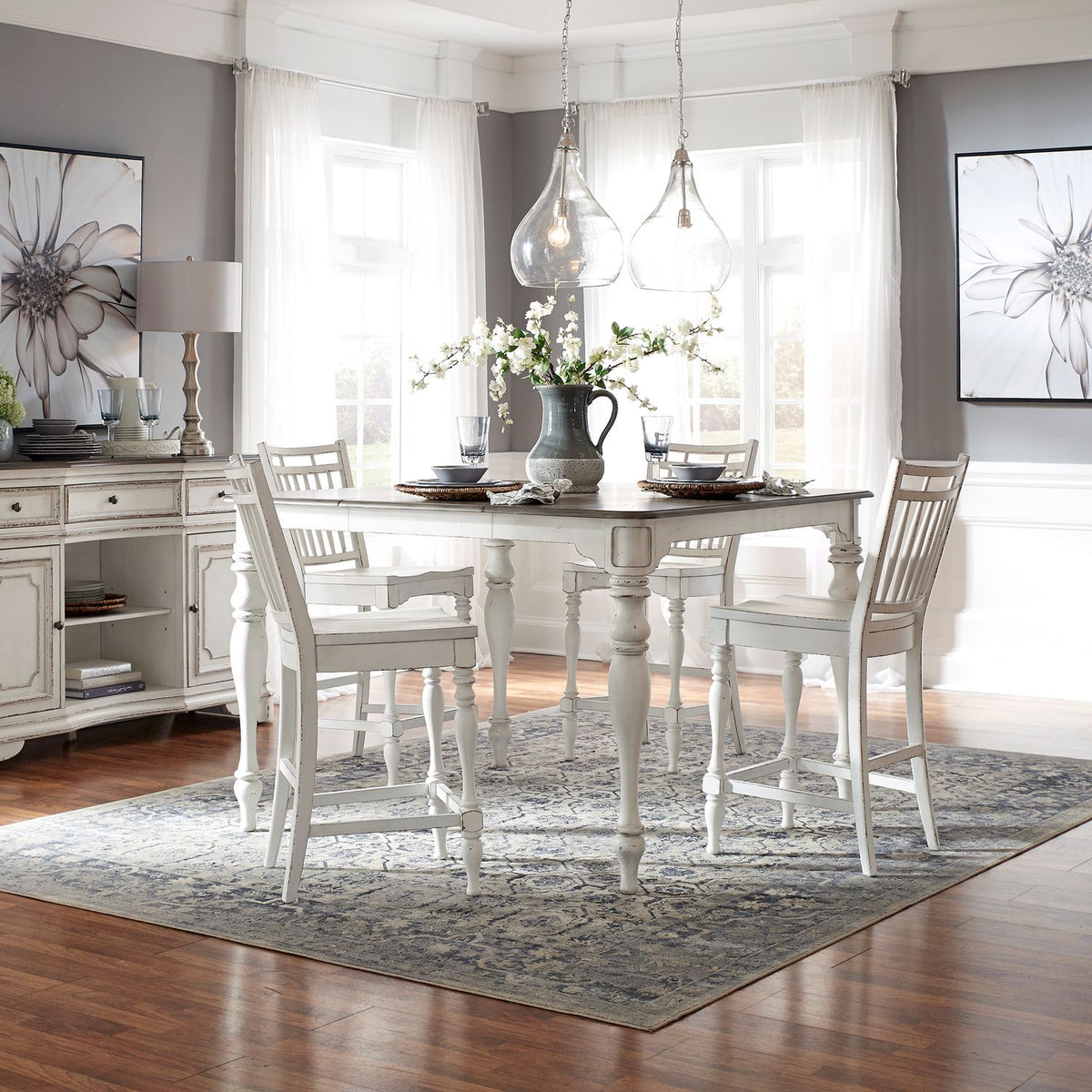 244-CD-O5GTS - Opt 5 Piece Gathering Table Set - Liberty Furniture