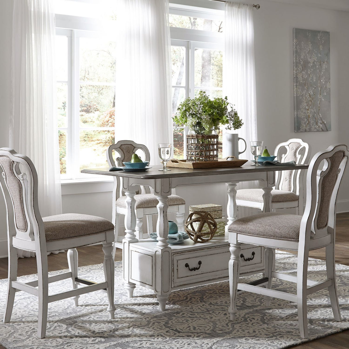 244-DR-5GTS - 5 Piece Gathering Table Set - Liberty Furniture