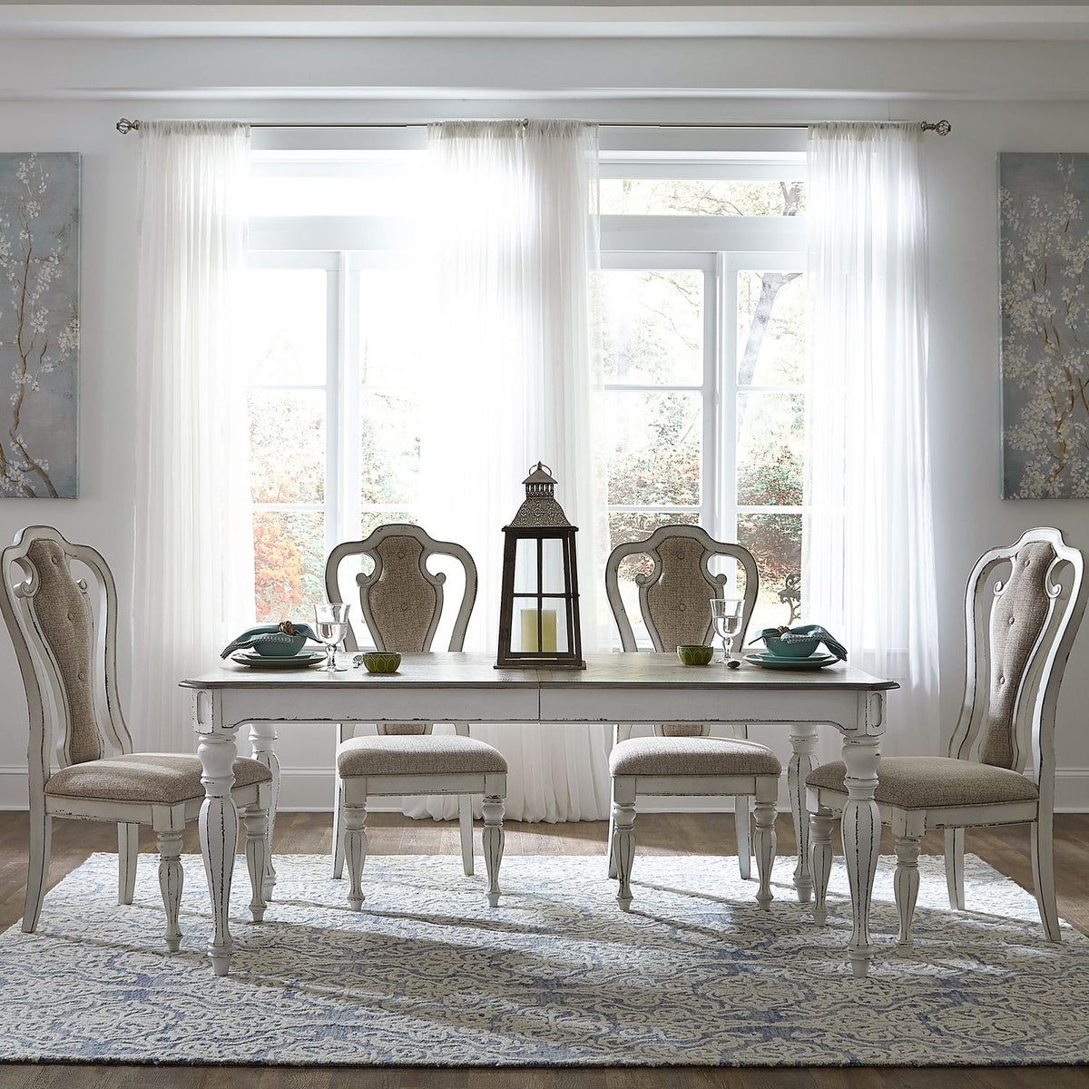 244-DR-5RLS - 5 Piece Rectangular Table Set - Liberty Furniture