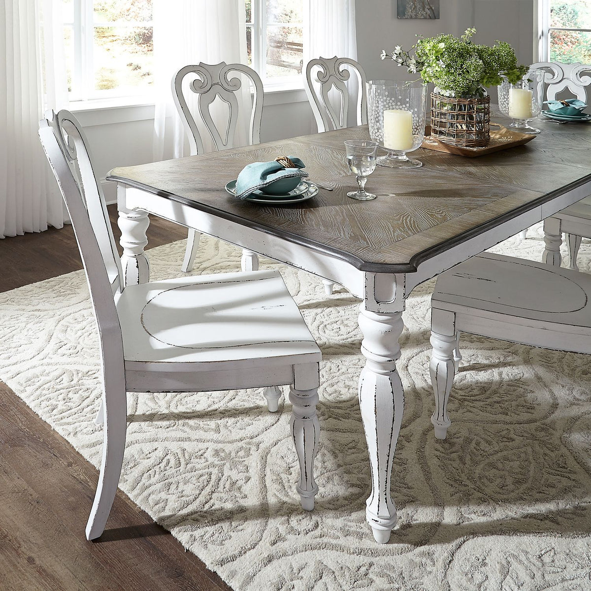 244-DR-O5RLS - Opt 5 Piece Rectangular Table Set - Liberty Furniture