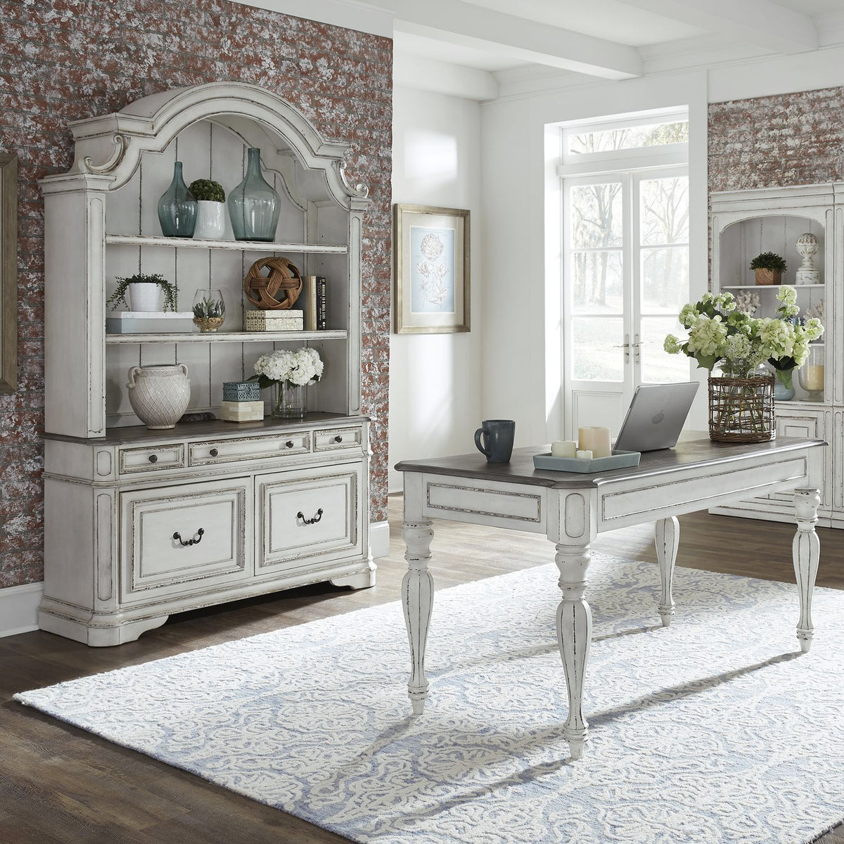244-HOJ-3DH - 3 Piece Desk & Hutch Set - Liberty Furniture