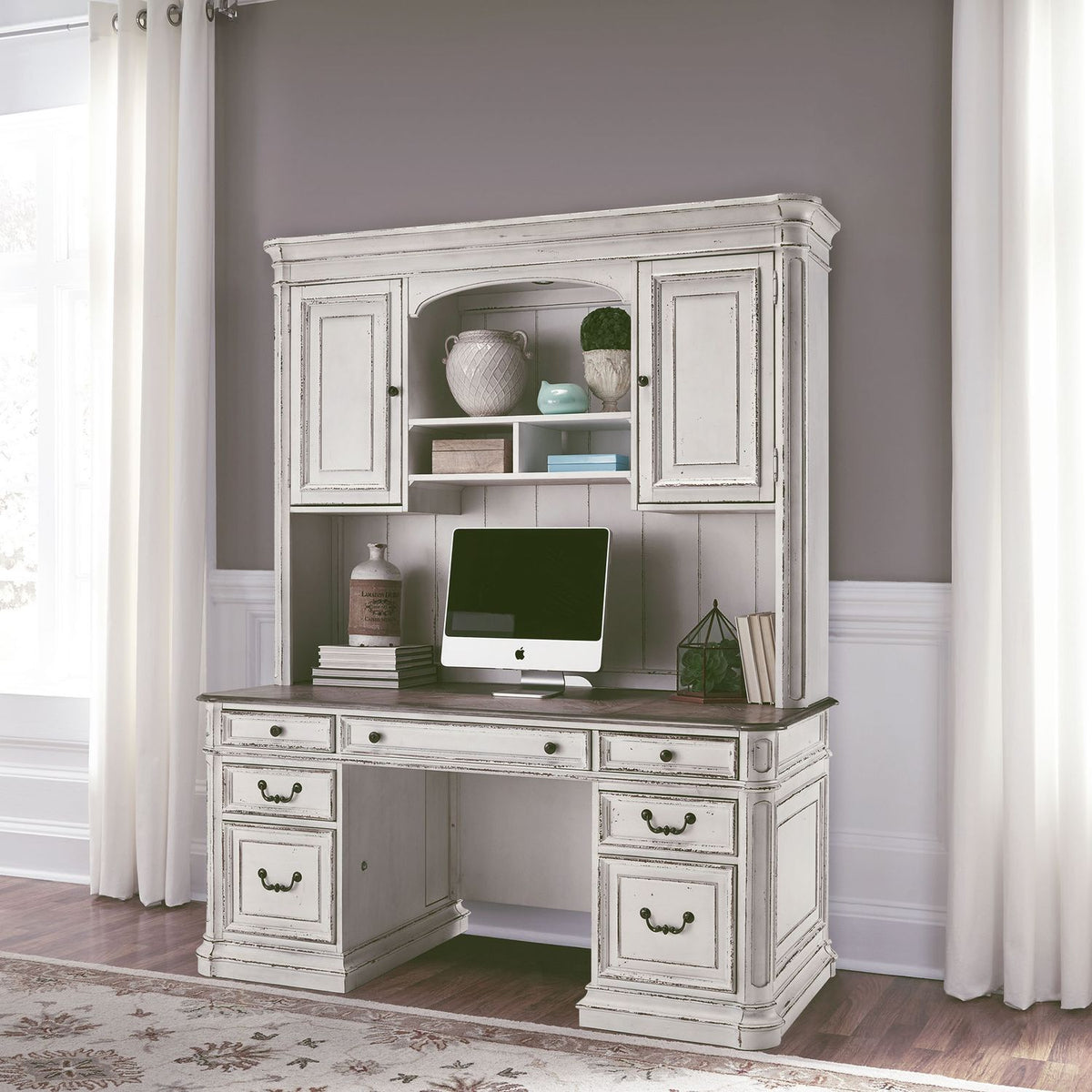 244-HOJ-CHS - Credenza & Hutch - Liberty Furniture