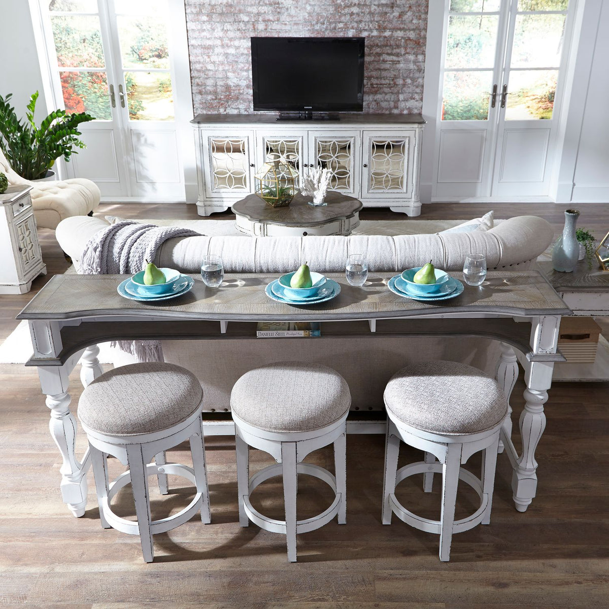 244-OT9003 - Console Swivel Stool - Liberty Furniture