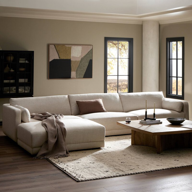 Toland 3pc Sectional-153" W/ Ottoman