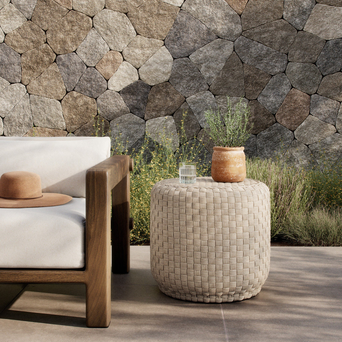 Venetia Outdoor End Table