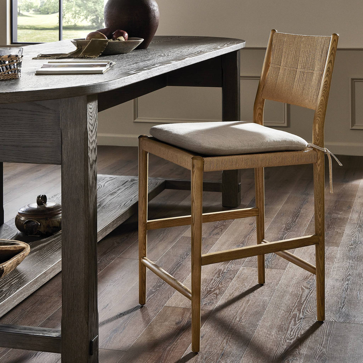 Dara Stool With Cushion