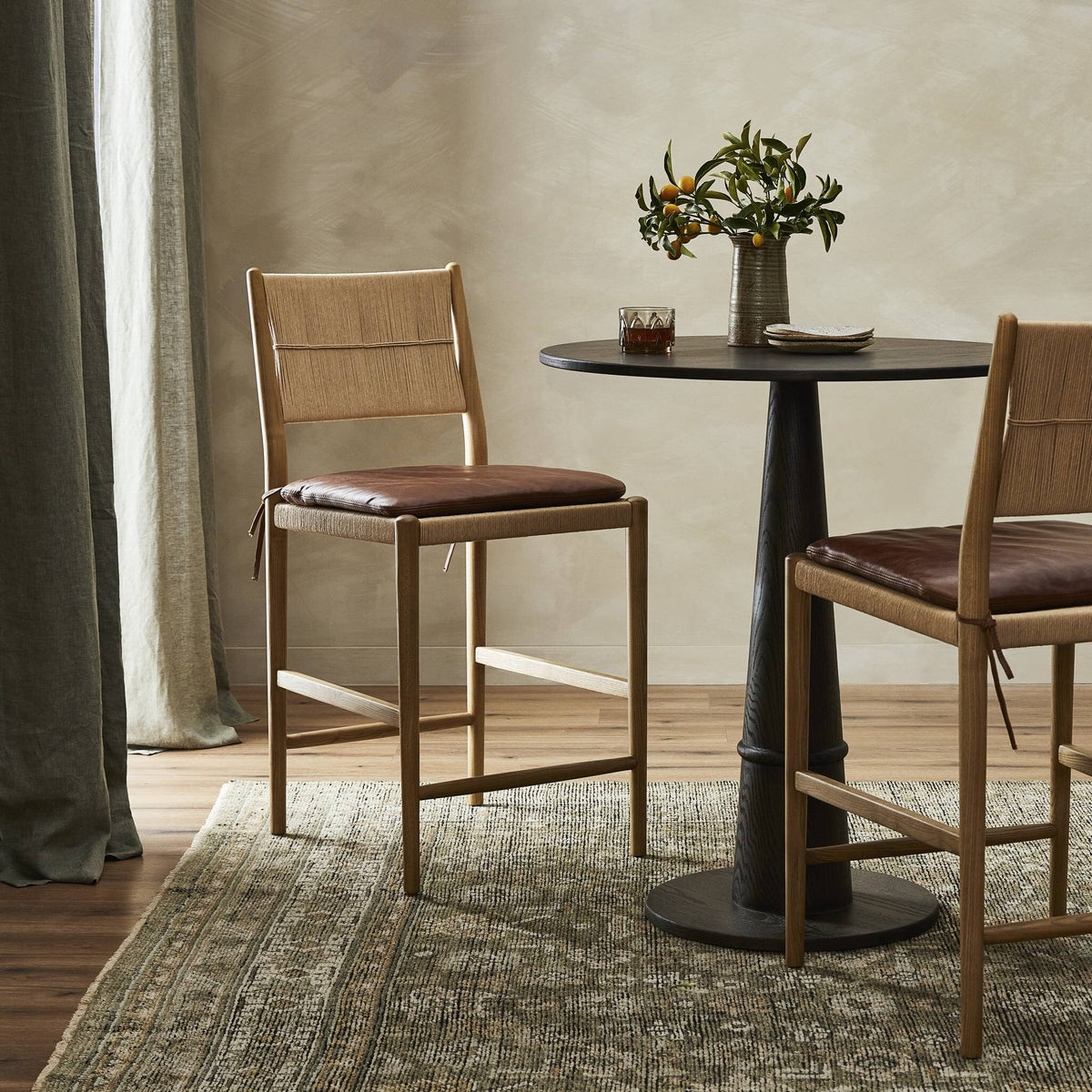 Dara Stool With Cushion
