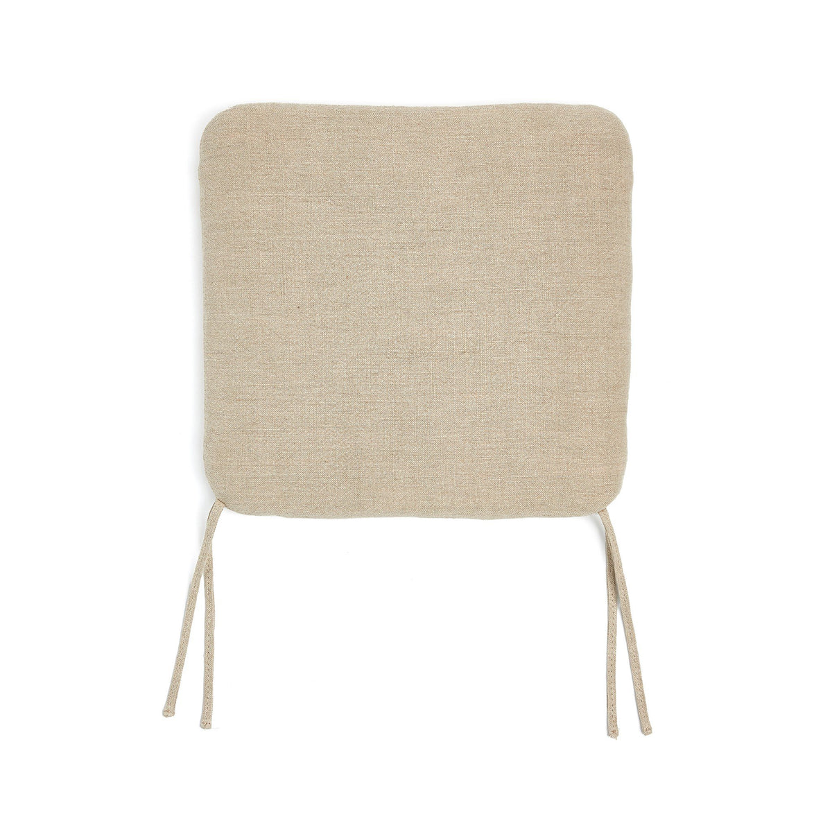 a pillow with string ties