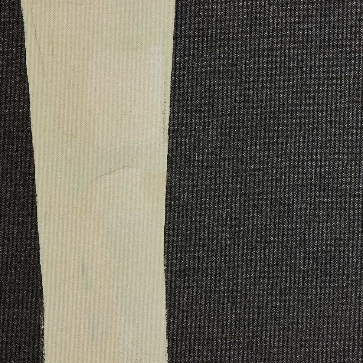 a black and white fabric with a white stripe