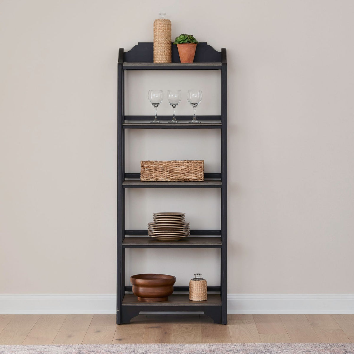 244B-BK201 - Leaning Pier Bookcase - Liberty Furniture