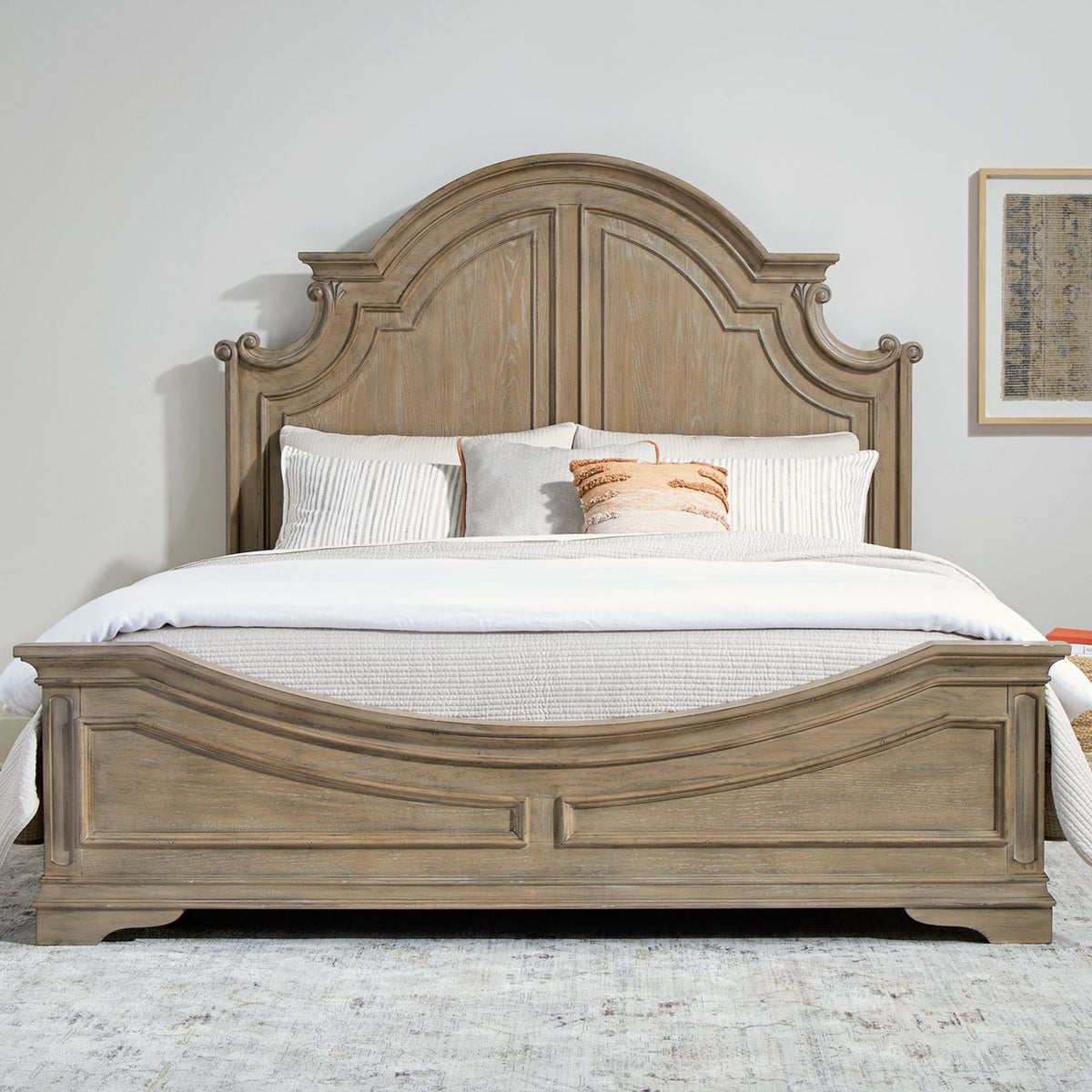 244N-BR-CPB - King California Panel Bed - Liberty Furniture